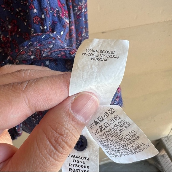 Lucky Brand Boho Long Sleeve Top - Size M - Casual Comfy Modest - Picture 6 of 8